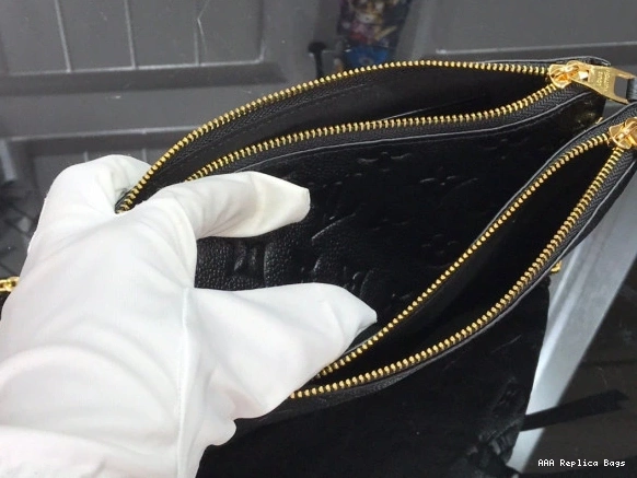 Aaa replica bags ZIP POCHETTE LOUIS VUITTON DOUBLE 0804